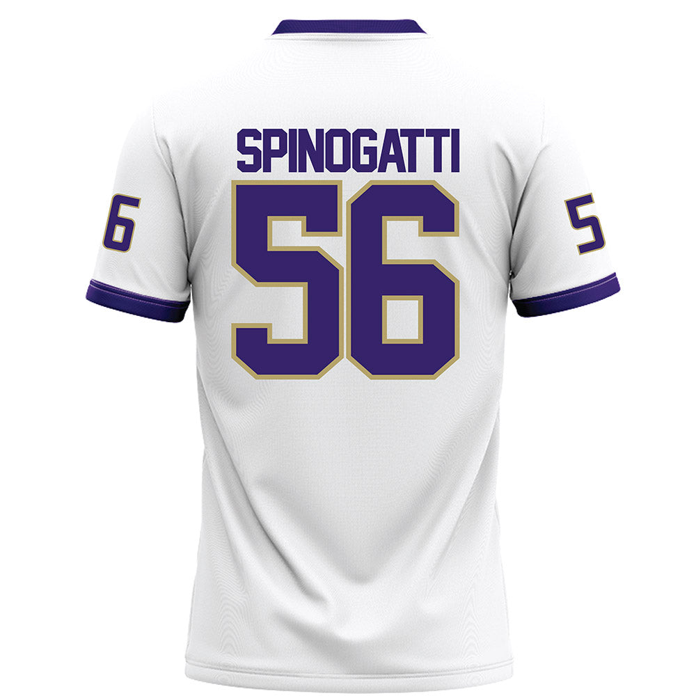 JMU - NCAA Football : Drew Spinogatti - White Football Jersey-1