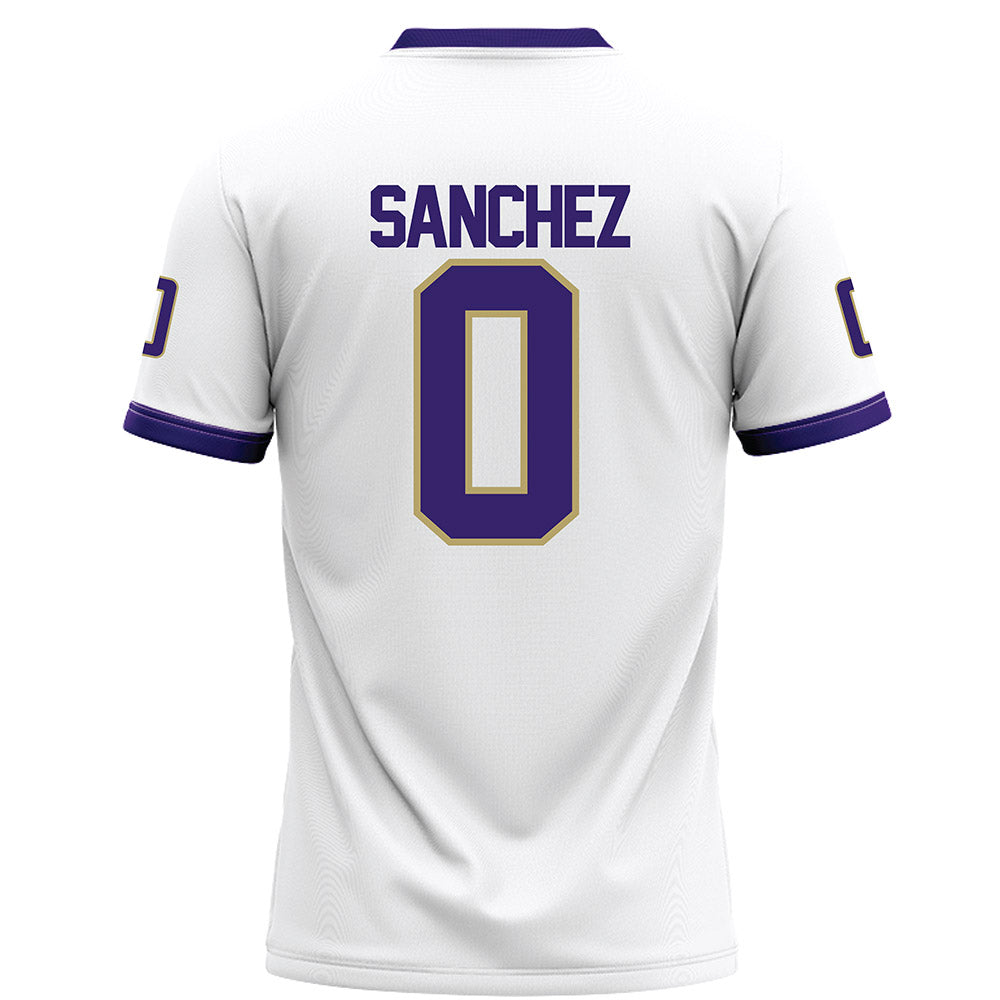 JMU - NCAA Football : Jaylan Sanchez - White Football Jersey-1