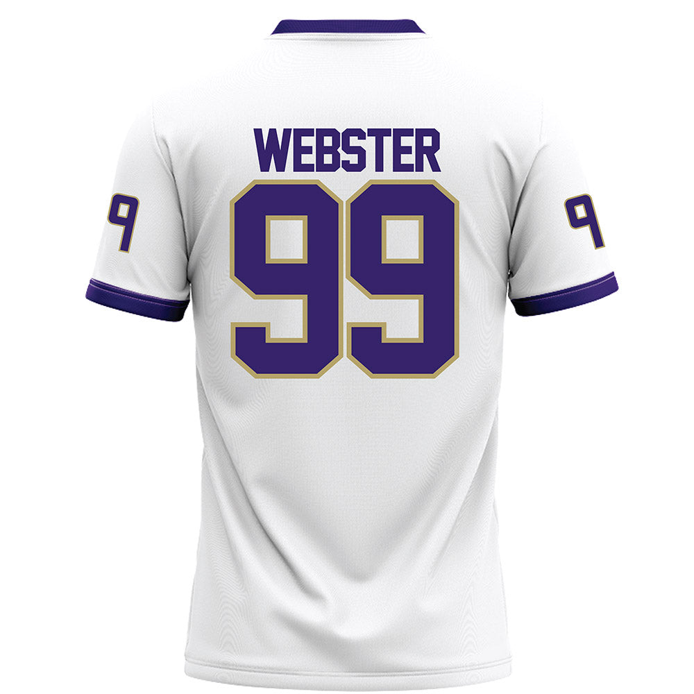 JMU - NCAA Football : Cole Webster - White Football Jersey-1