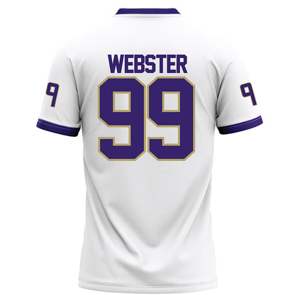 JMU - NCAA Football : Cole Webster - White Football Jersey-1