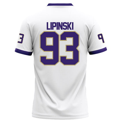  - NCAA Football : Max Lipinski - White Football Jersey-1