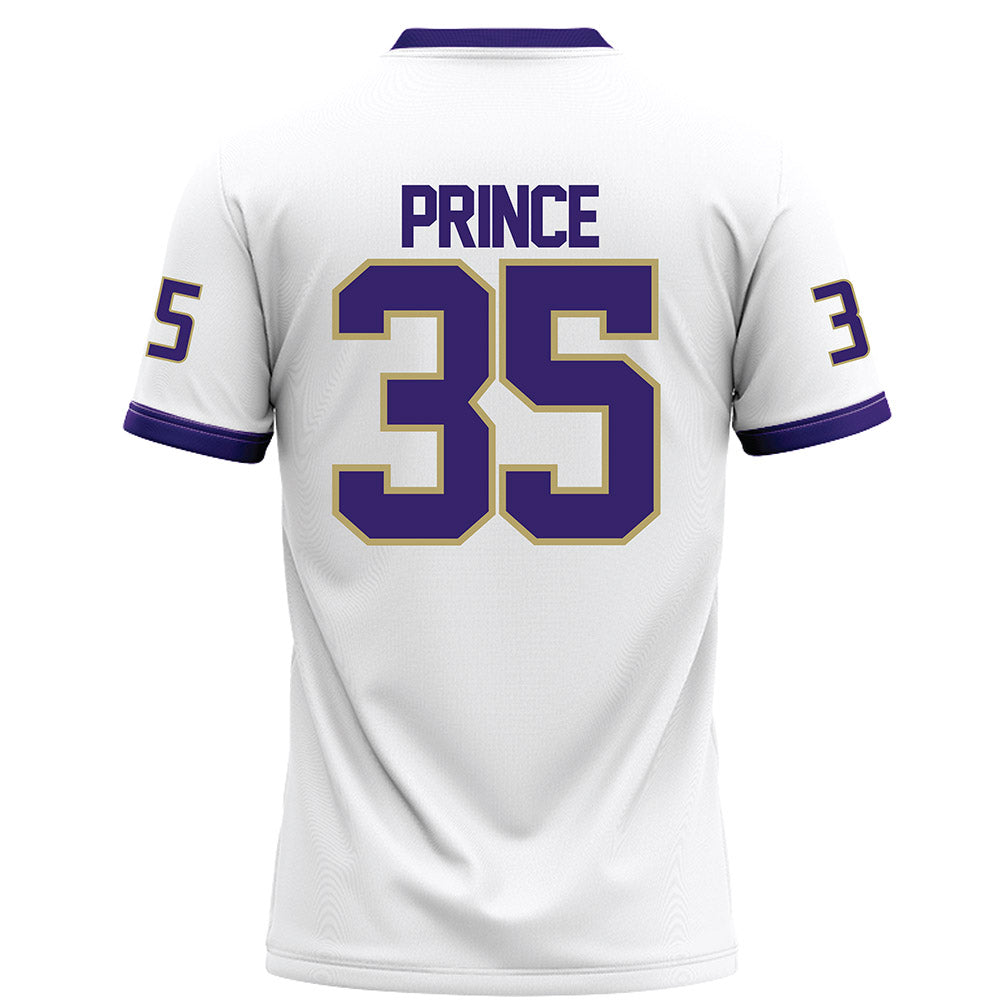 JMU - NCAA Football : Joshua Prince - White Football Jersey-1