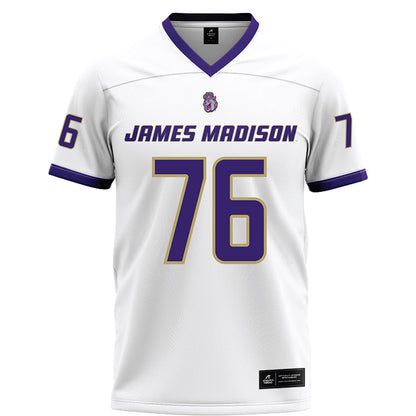 JMU - NCAA Football : Patrick McMurtrie - White Football Jersey