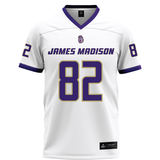 JMU - NCAA Football : Jamarcus Smith Jr - White Football Jersey-0