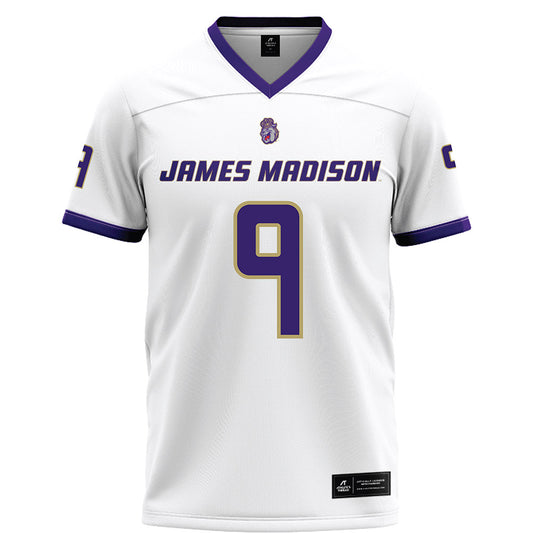 JMU - NCAA Football : Xavier Holmes - White Football Jersey-0