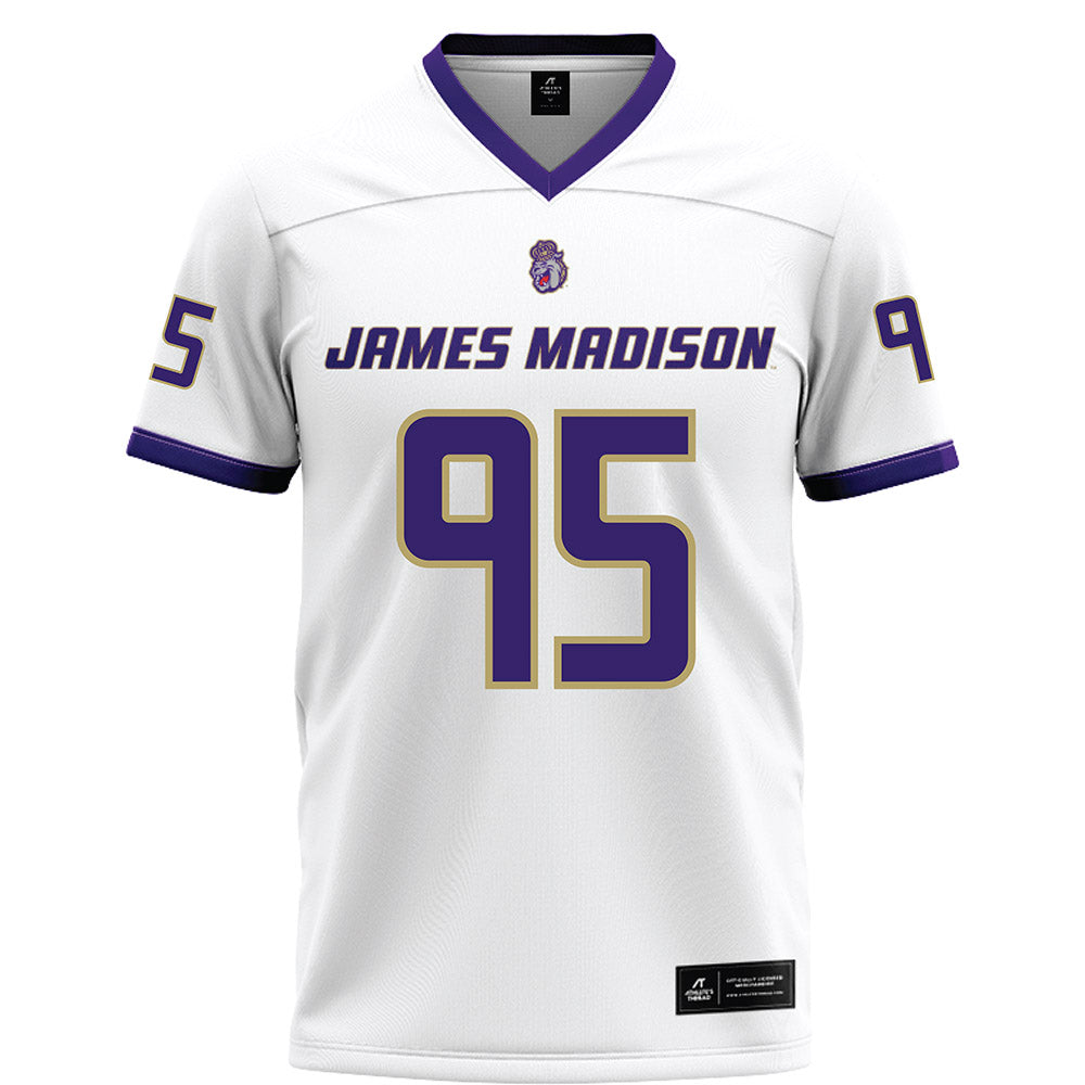 JMU - NCAA Football : Cristiano Rosa - White Football Jersey-0