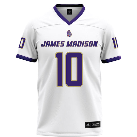 JMU - Football Alumni : Jalen Green - White Football Jersey-0