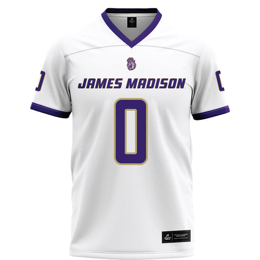 JMU - NCAA Football : Jaylan Sanchez - White Football Jersey-0