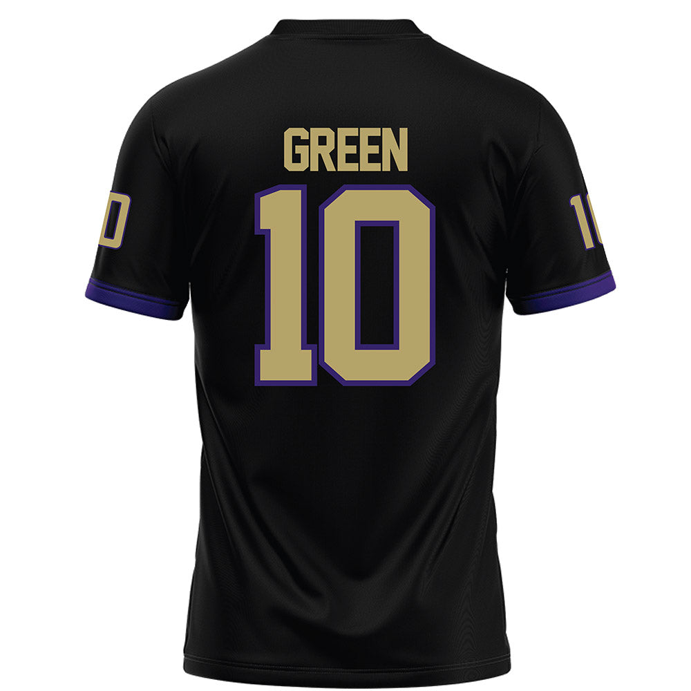 JMU - Football Alumni : Jalen Green - Black Football Jersey-1