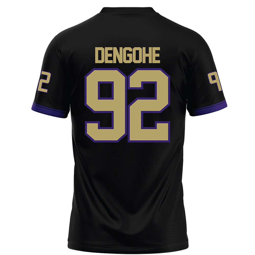 JMU - NCAA Football : Darold DeNgohe - Black Football Jersey-1