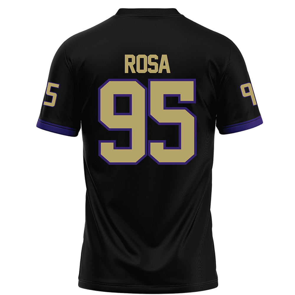 JMU - NCAA Football : Cristiano Rosa - Black Football Jersey-1