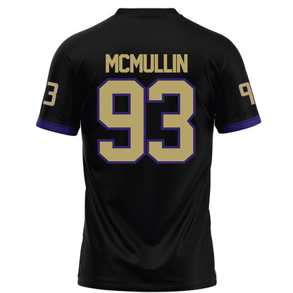 JMU - NCAA Football : Mychal McMullin - Black Football Jersey-1