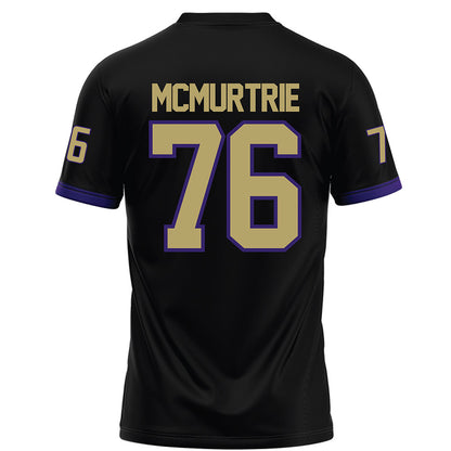 JMU - NCAA Football : Patrick McMurtrie - Black Football Jersey