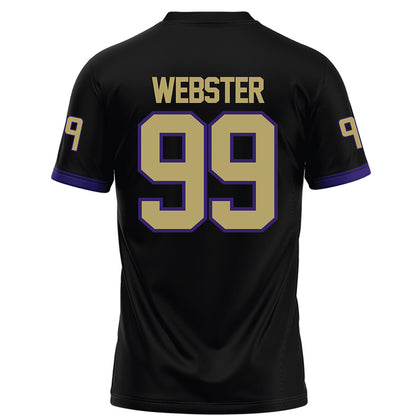JMU - NCAA Football : Cole Webster - Black Football Jersey-1