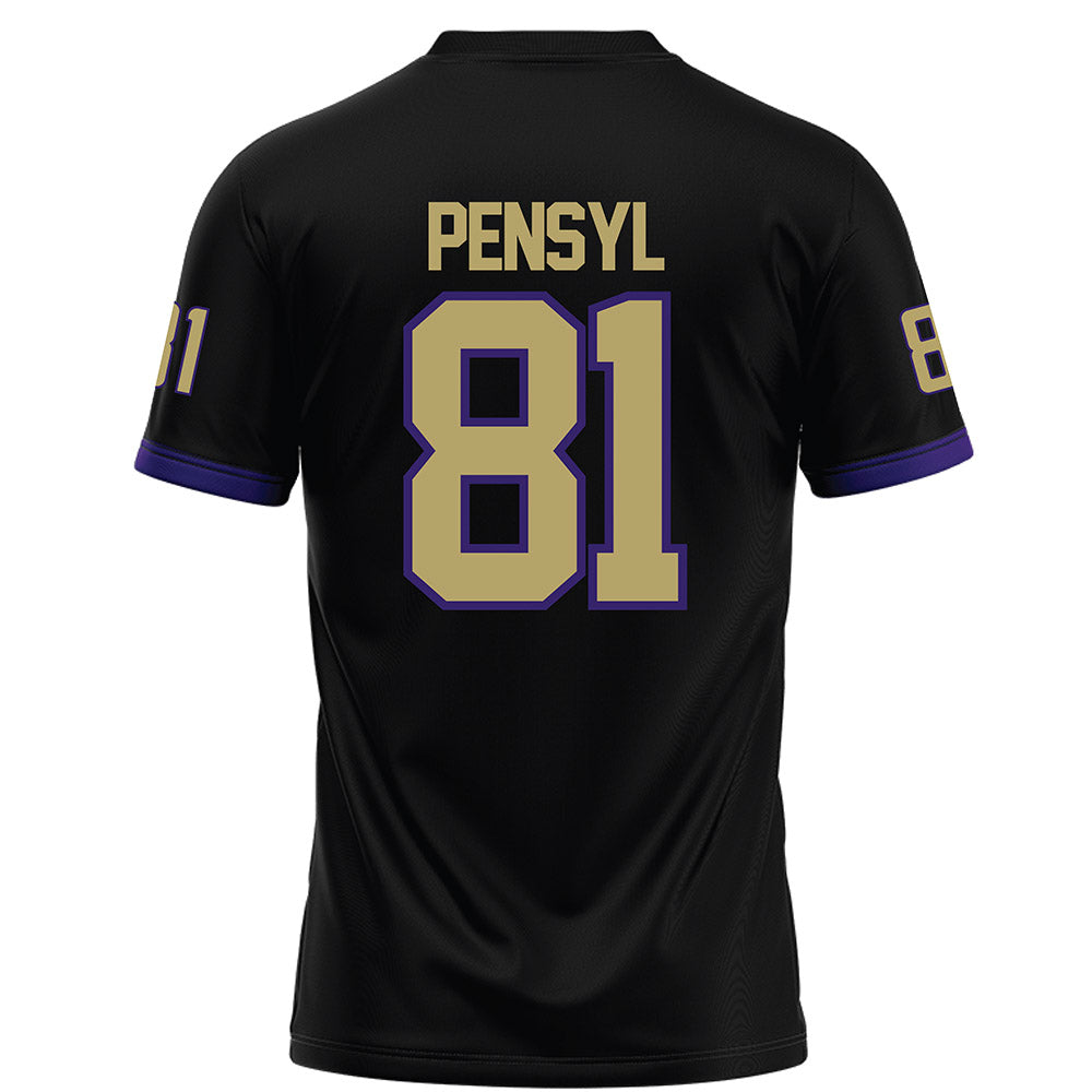 JMU - NCAA Football : Chase Pensyl - Black Football Jersey-1