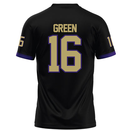 JMU - NCAA Football : Desmond Green - Black Football Jersey