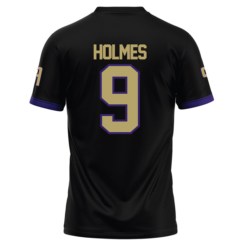 JMU - NCAA Football : Xavier Holmes - Black Football Jersey-1