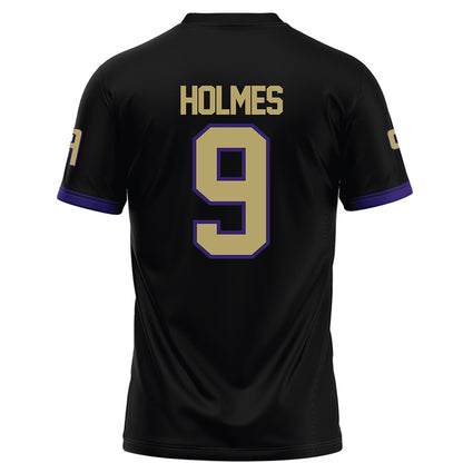 JMU - NCAA Football : Xavier Holmes - Black Football Jersey-1