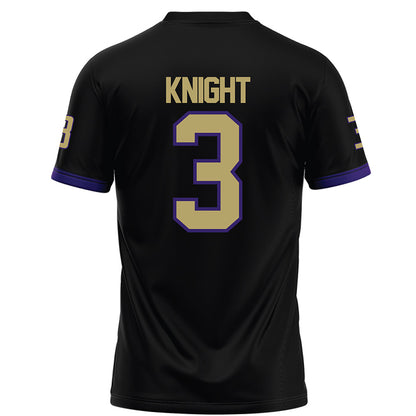 JMU - NCAA Football : Wayne Knight - Black Football Jersey-1