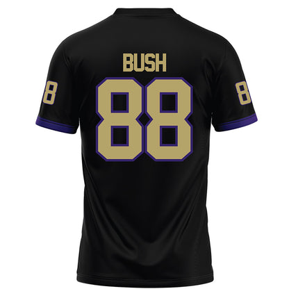 JMU - NCAA Football : Kells Bush - Black Football Jersey-1