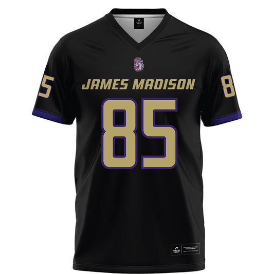 JMU - NCAA Football : Ryder Post - Black Football Jersey-0