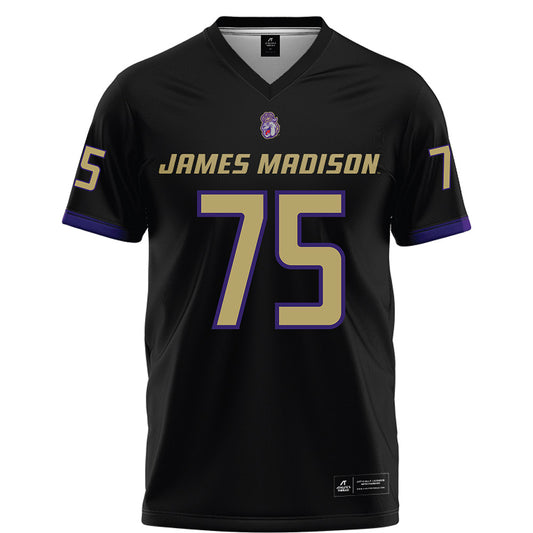 JMU - NCAA Football : Wyatt Maines - Black Football Jersey-0
