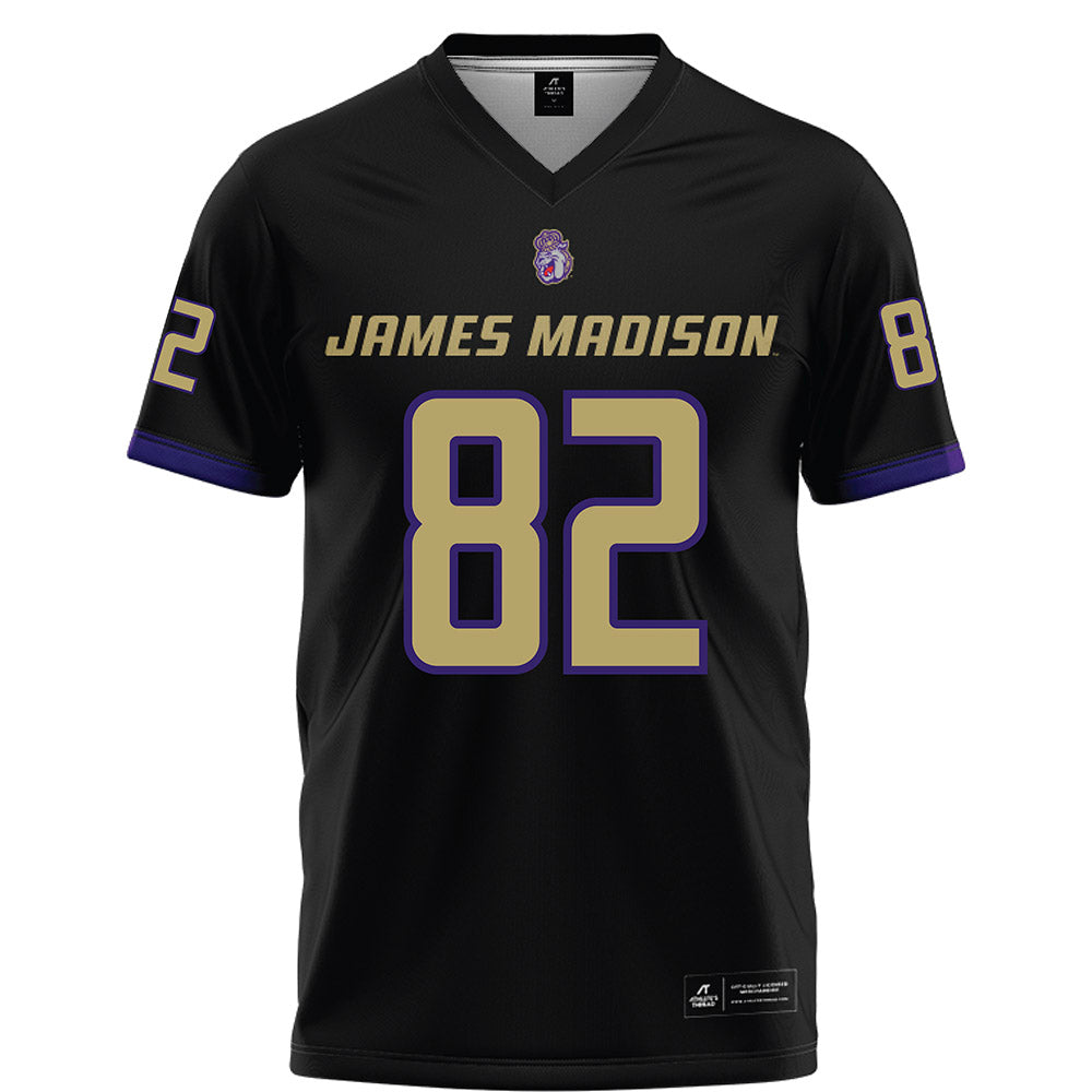 JMU - NCAA Football : Jamarcus Smith Jr - Black Football Jersey-0