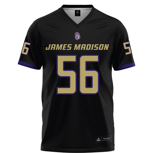 JMU - NCAA Football : JaKobe Campbell - Black Football Jersey-0