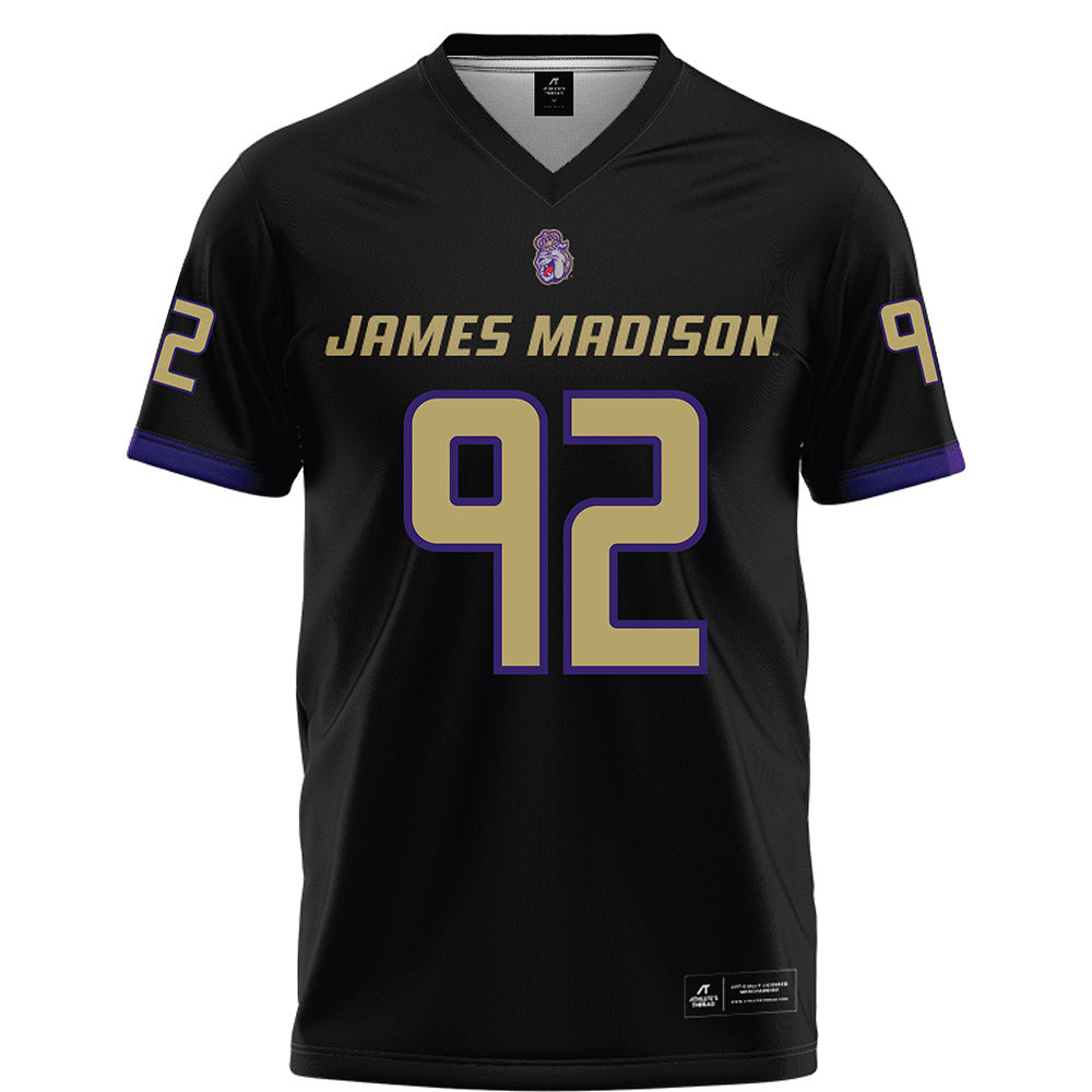 JMU - NCAA Football : Darold DeNgohe - Black Football Jersey-0