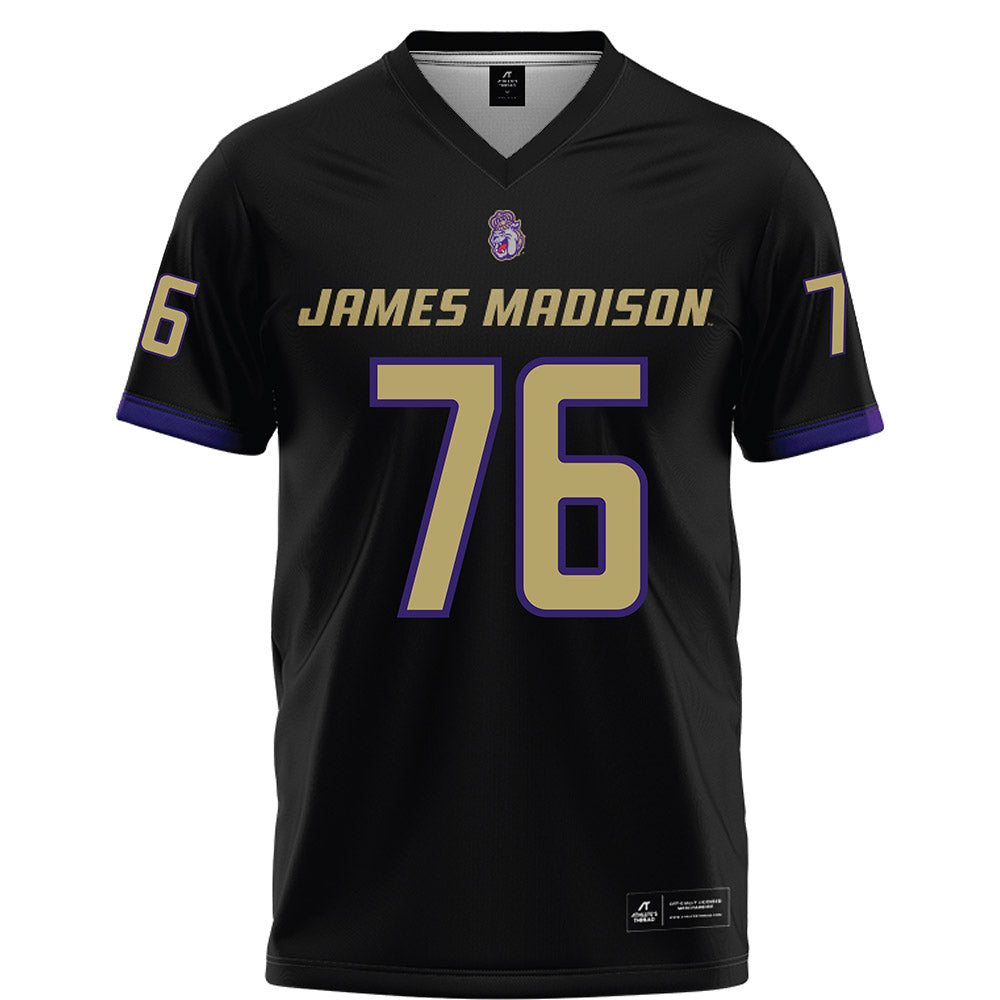 JMU - NCAA Football : Patrick McMurtrie - Black Football Jersey