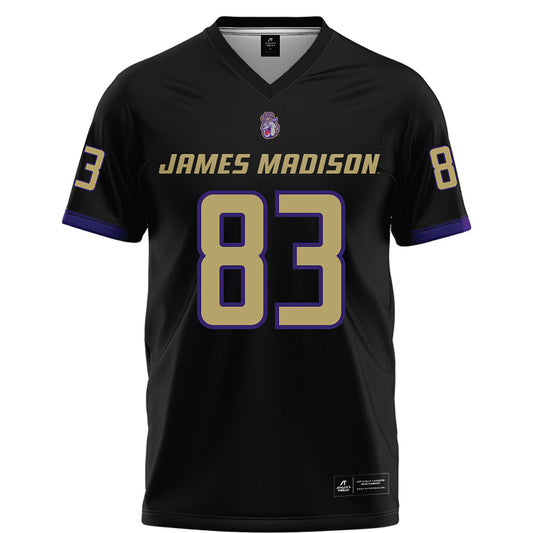 JMU - NCAA Football : Chase Miller - Black Football Jersey-0
