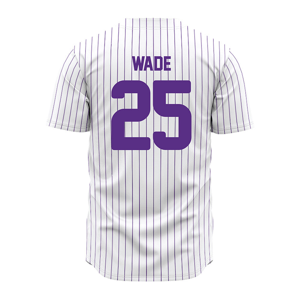 North Alabama - NCAA Baseball : Alex Wade - Pin Stripes Jersey-1