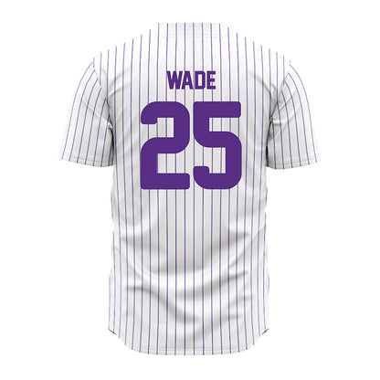 North Alabama - NCAA Baseball : Alex Wade - Pin Stripes Jersey-1