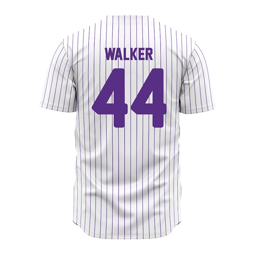 North Alabama - NCAA Baseball : Wes Walker - Pin Stripes Jersey-1