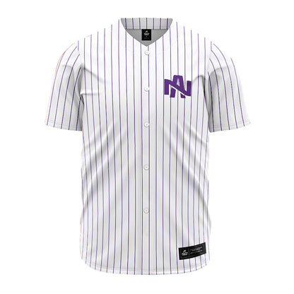 North Alabama - NCAA Baseball : Wes Walker - Pin Stripes Jersey-0