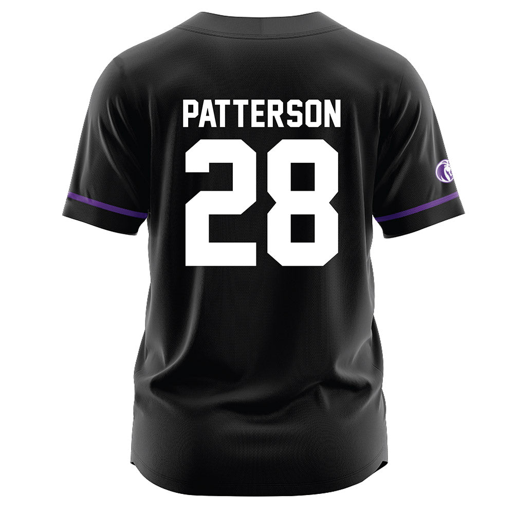 North Alabama - NCAA Baseball : Tripp Patterson - Black Jersey-1