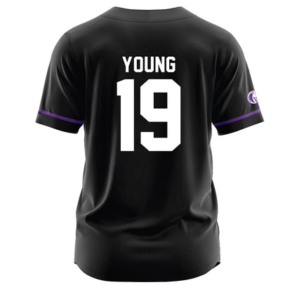 North Alabama - NCAA Baseball : Reese Young - Black Jersey-1