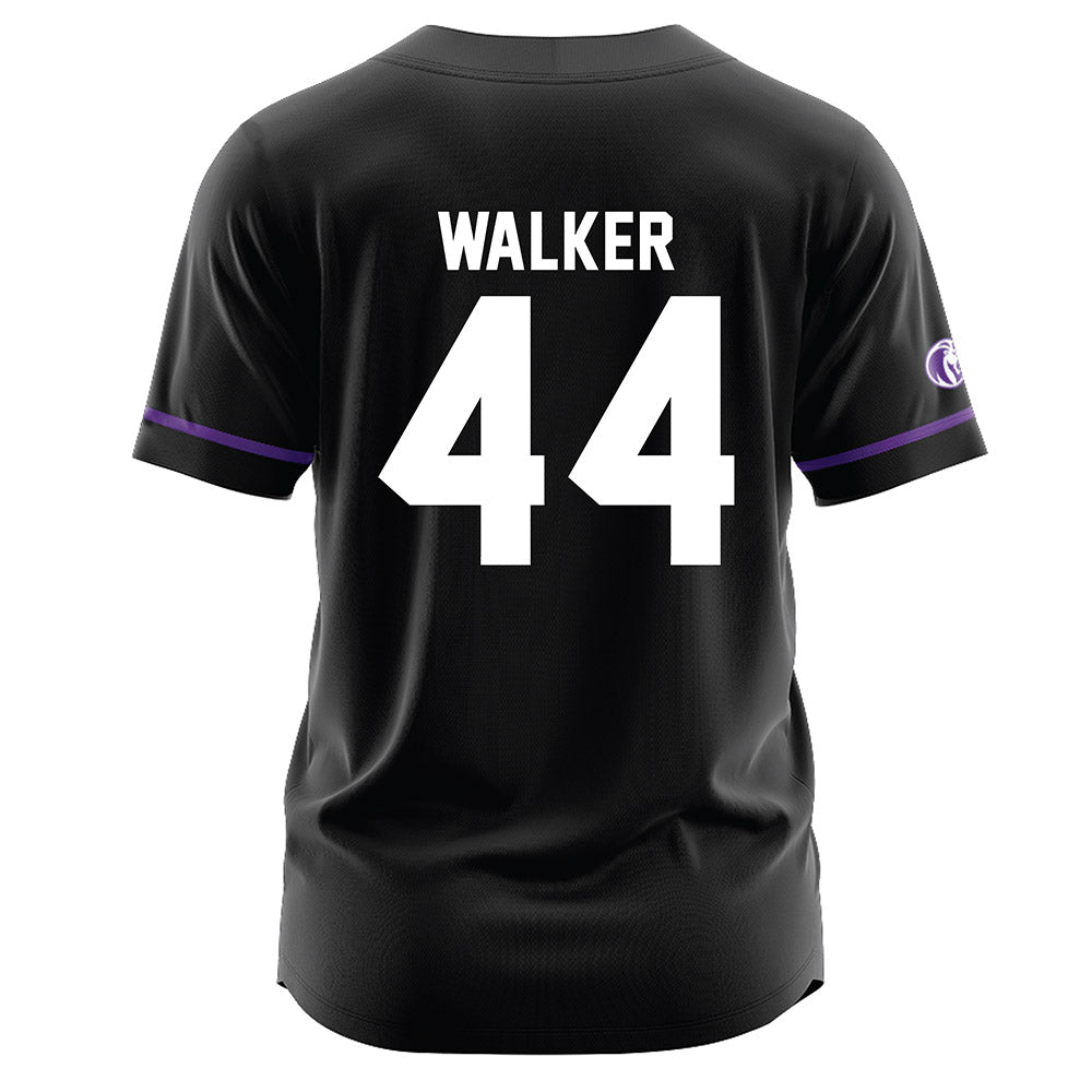 North Alabama - NCAA Baseball : Wes Walker - Black Jersey-1