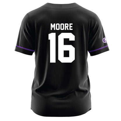 North Alabama - NCAA Baseball : Ethan Moore Moore - Black Jersey-1