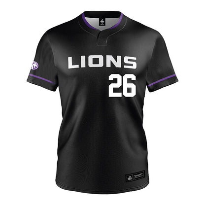 North Alabama - NCAA Baseball : Jordan Touhey - Black Jersey-0