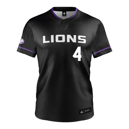 North Alabama - NCAA Baseball : Bryant Loving - Black Jersey-0