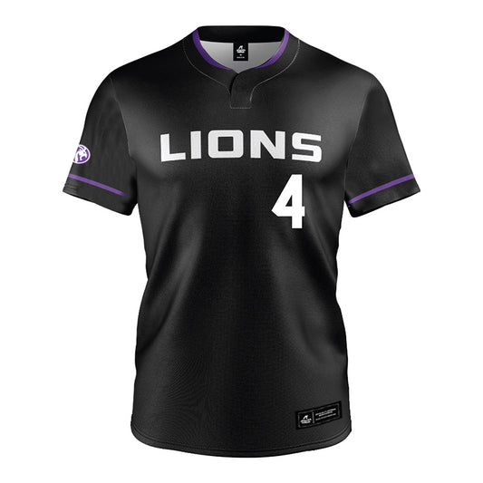 North Alabama - NCAA Baseball : Bryant Loving - Black Jersey-0