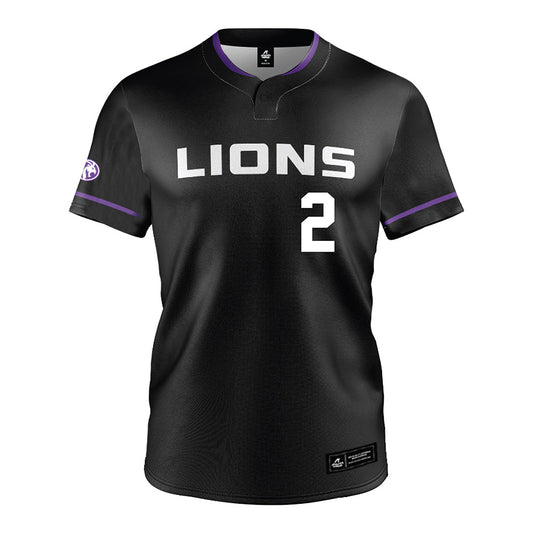 North Alabama - NCAA Baseball : Jayden Sloan - Black Jersey-0