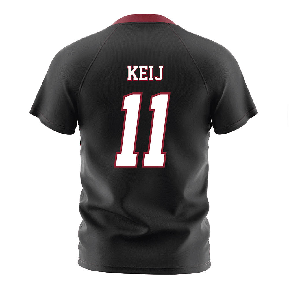 UMass - NCAA Women's Field Hockey : Emilie Keij - Black Field Hockey Soccer Jersey