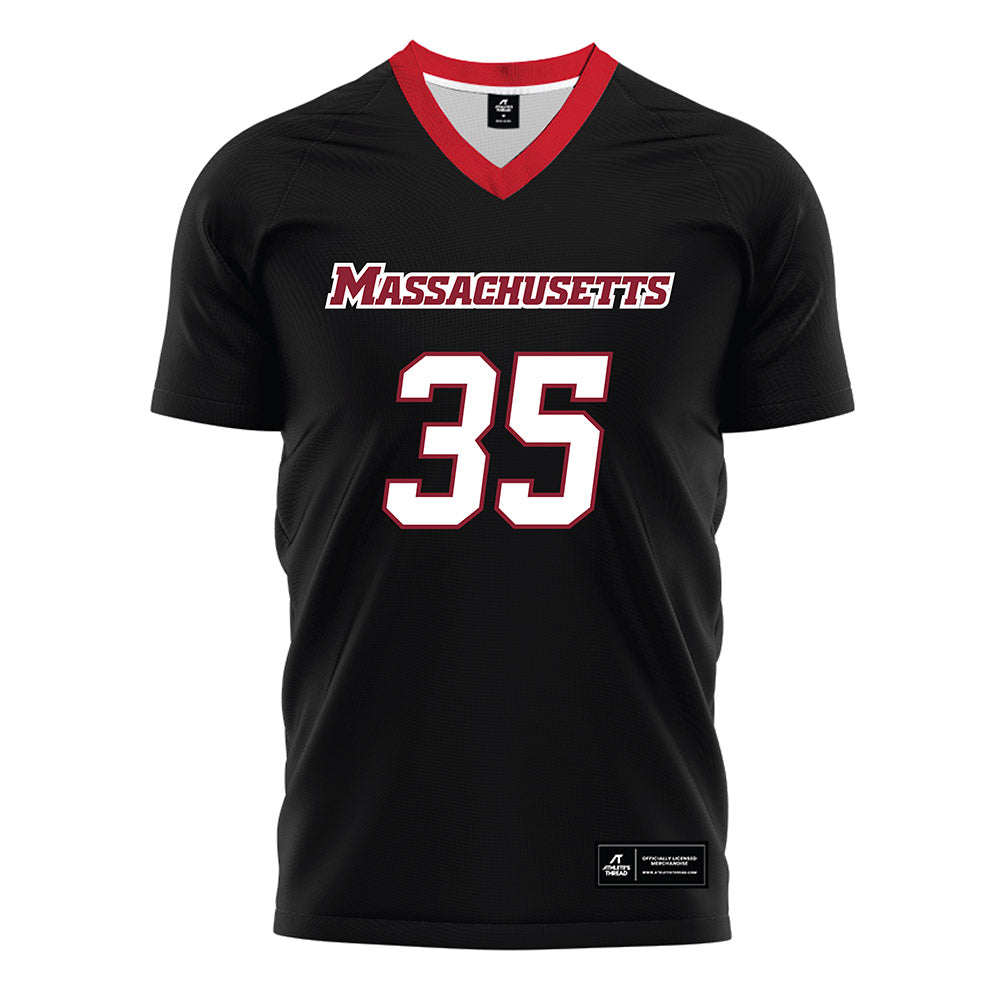 UMass - NCAA Women's Field Hockey : Alexys Moore - Black Field Hockey Soccer Jersey