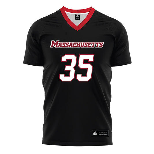 UMass - NCAA Women's Field Hockey : Alexys Moore - Black Field Hockey Soccer Jersey