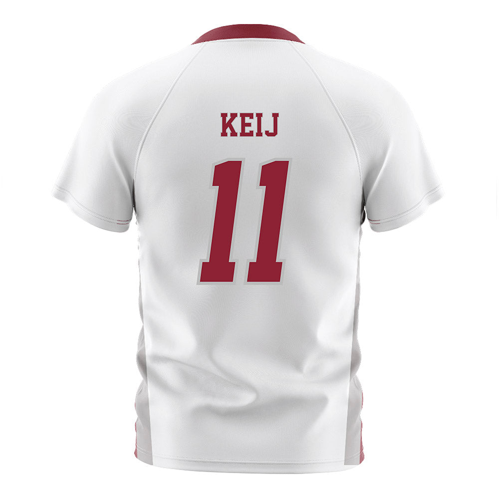 UMass - NCAA Women's Field Hockey : Emilie Keij - White Field Hockey Soccer Jersey