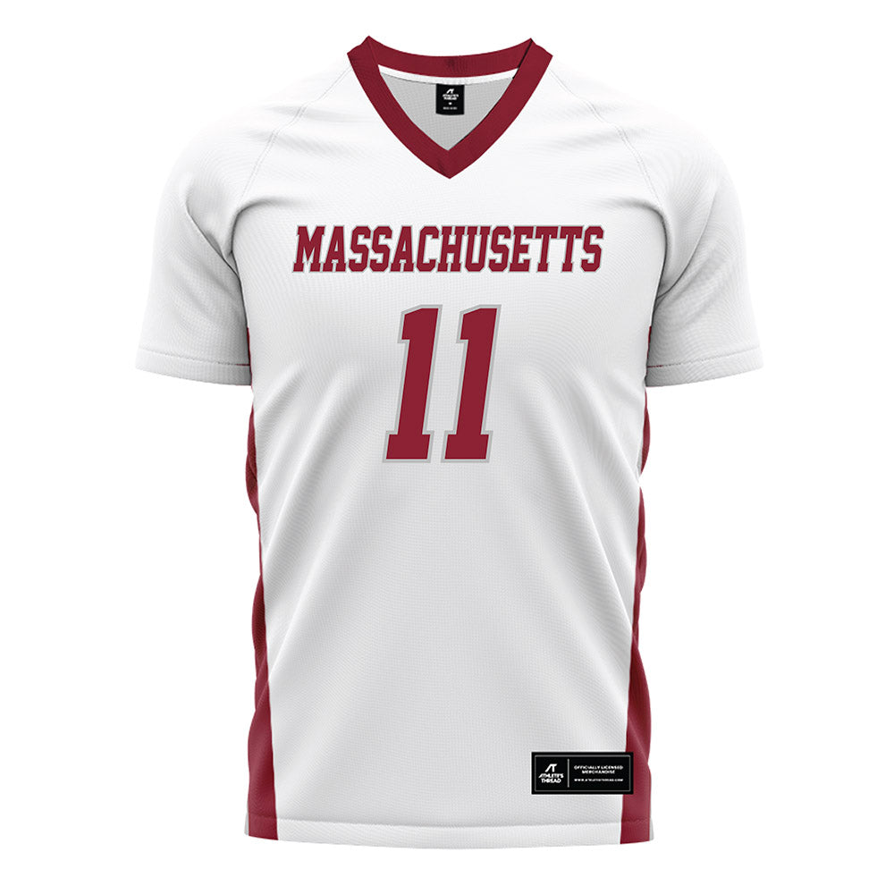 UMass - NCAA Women's Field Hockey : Emilie Keij - White Field Hockey Soccer Jersey