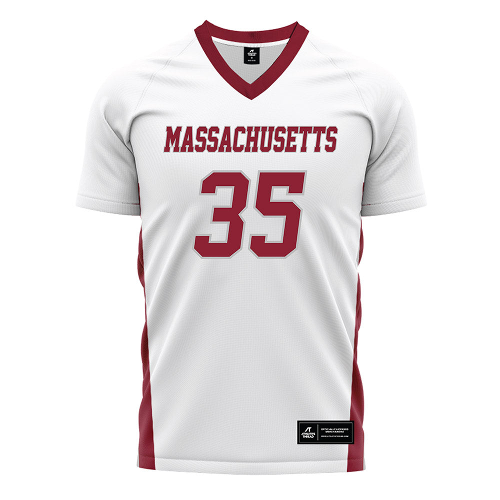 UMass - NCAA Women's Field Hockey : Alexys Moore - White Field Hockey Soccer Jersey