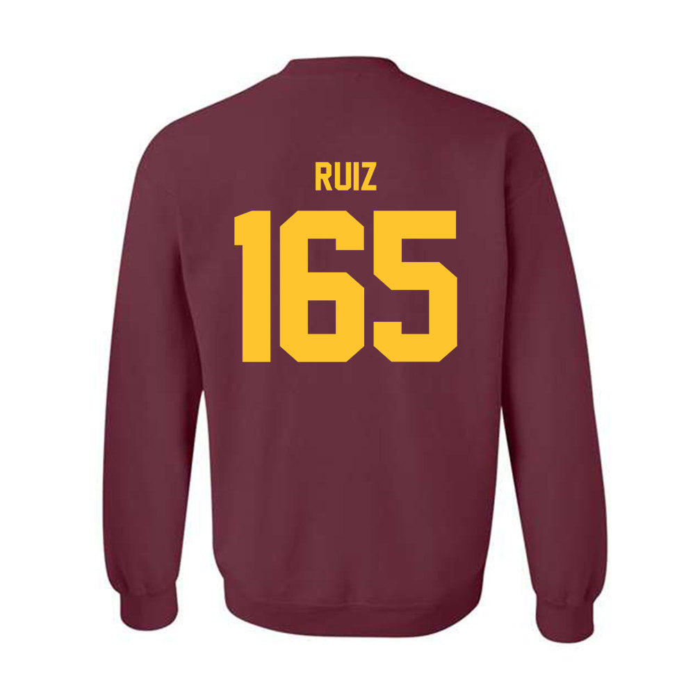 Arizona State - NCAA Wrestling : Nicco Ruiz - Classic Shersey Crewneck Sweatshirt-1